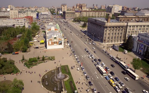 площадь центрального района новосибирска